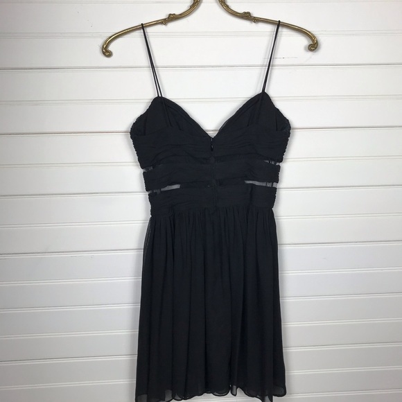 Hailey Logan Mesh Panel Mini Dress Size 3/4 - Picture 4 of 5